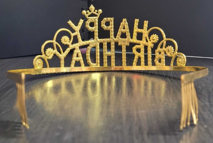 Coronita Happy Birthday 13 x 6 cm [5]