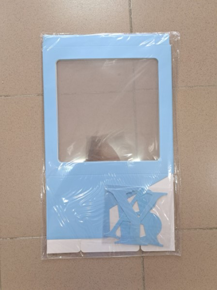 Cuburi Baby carton albastru 30 cm [3]