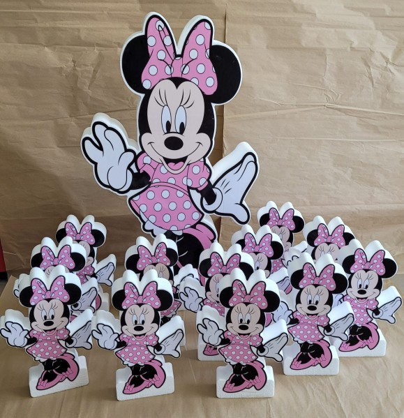 Decor polistiren Minnie Mouse 11 buc [2]