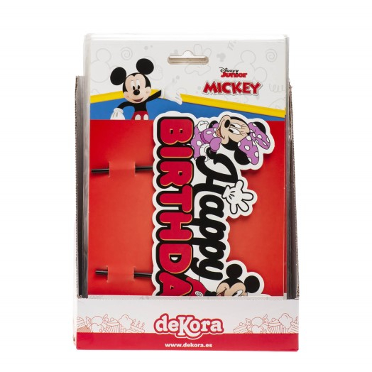 Decor tort carton Minnie & Mickey 17 x 9 cm [9]