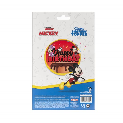 Decor tort carton Minnie & Mickey 17 x 9 cm [12]