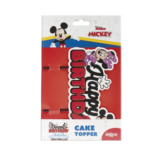 Decor tort carton Minnie & Mickey 17 x 9 cm [7]