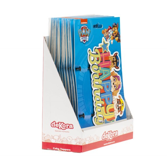 Decor tort carton Paw Patrol / Patrula Catelusilor 17 x 9 cm [8]
