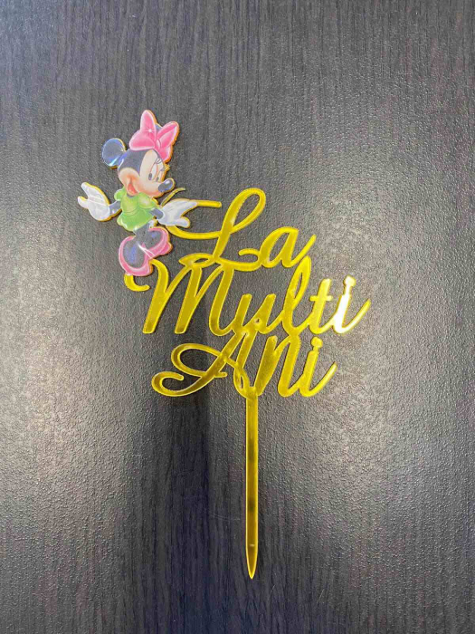 Decor tort La Multi Ani Minnie [3]