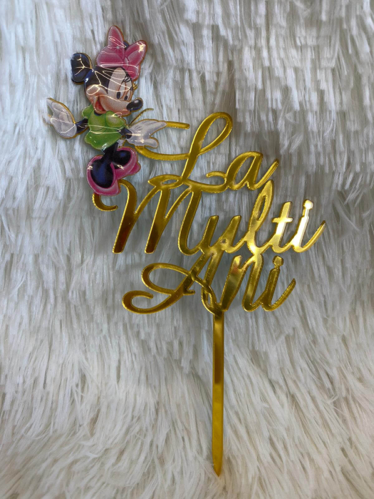 Decor tort La Multi Ani Minnie [2]