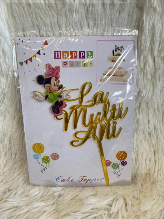 Decor tort La Multi Ani Minnie [4]
