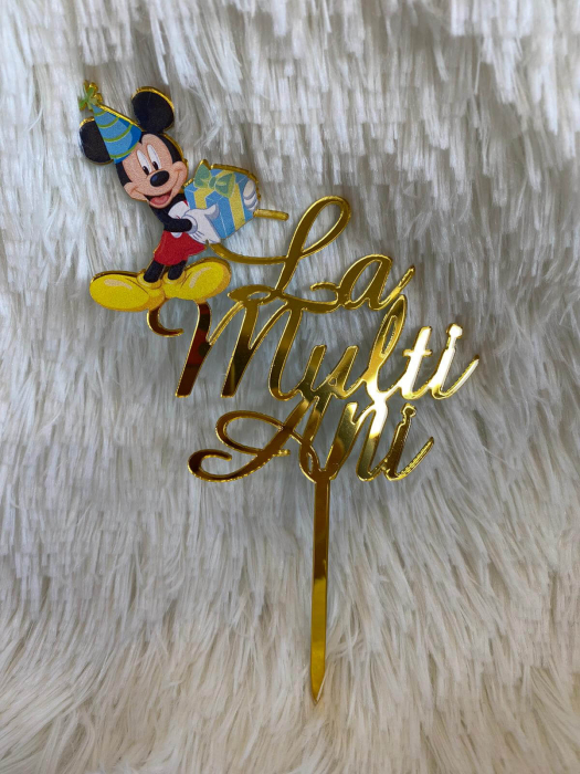 Decor tort La Multi Ani Mickey [2]