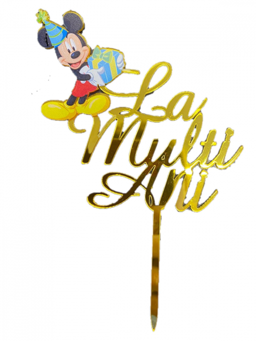 Decor tort La Multi Ani Minnie Mickey