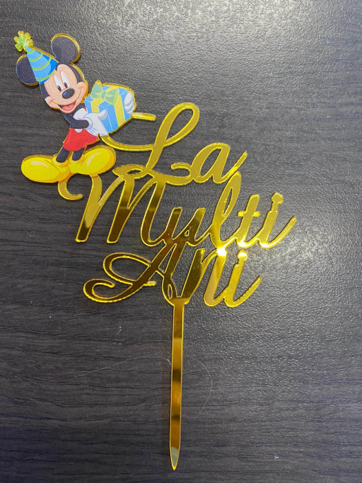 Decor tort La Multi Ani Mickey [3]