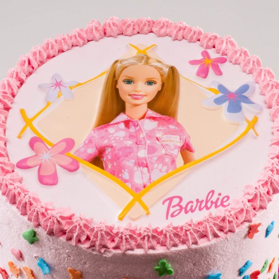 Decoratiune plastic Barbie 10 cm [6]