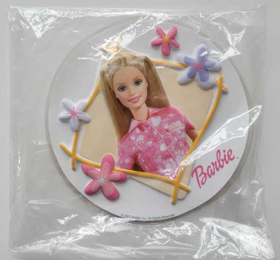 Decoratiune plastic Barbie 10 cm [15]