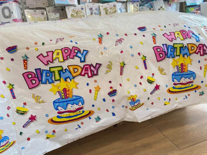 Fata de masa Happy Birthday 108 x 180 cm [2]
