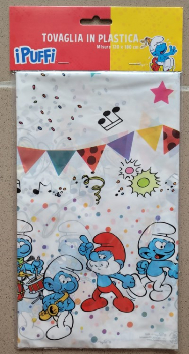 Fata de masa plastic Strumfi 120 x 180 cm [5]
