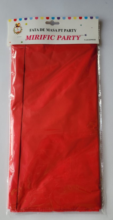 Fata de masa rosie 137 x 274 cm [4]