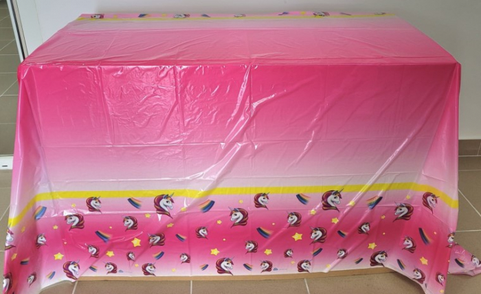 Fata de masa roz Unicorn 137 x 182 cm [3]