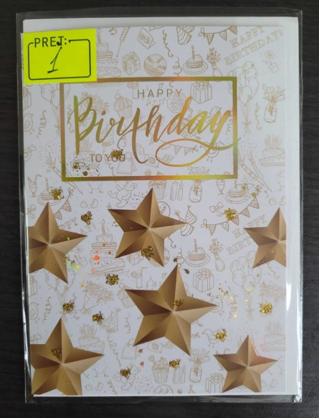 Felicitare aniversara 17.5 x 12.5 cm diverse modele [2]