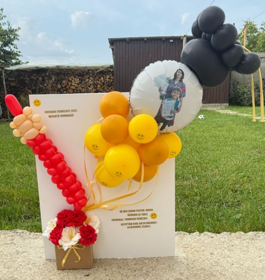 Felicitare decorata cu baloane [2]
