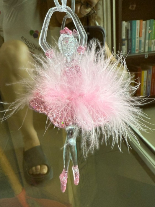 Figurina balerina cu puf 17 cm [3]