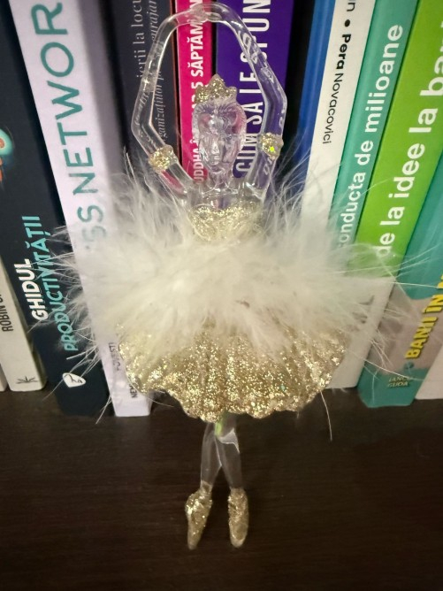 Figurina balerina cu puf 17 cm [3]