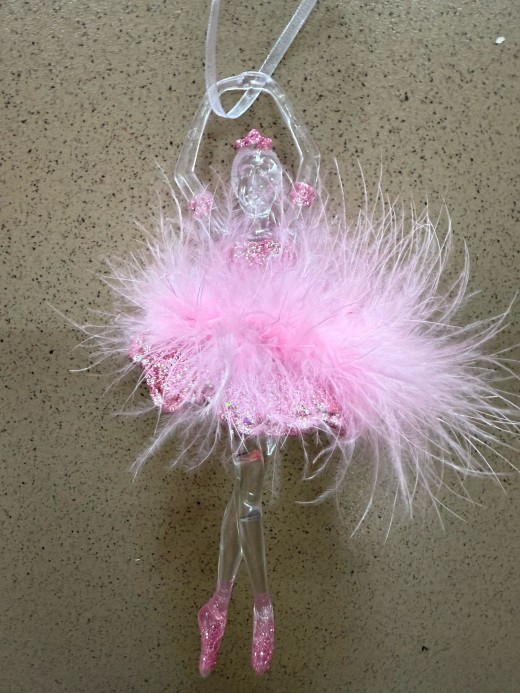 Figurina balerina cu puf 17 cm [2]