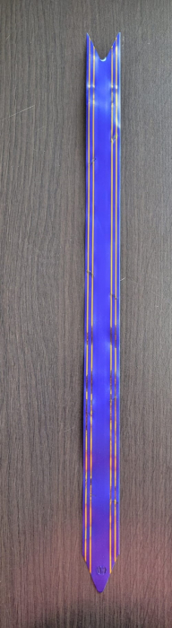 Funda cadouri albastru cu auriu 7 cm [2]