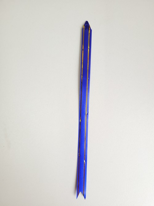 Funda cadouri albastru cu auriu 9 cm [2]