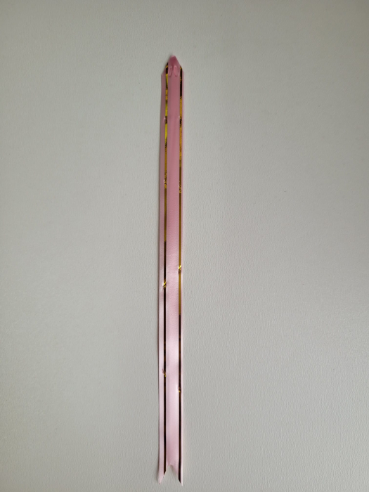 Funda cadouri roz cu auriu 3.5 cm [2]