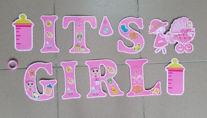 Ghirlanda it' s girl 120 cm [3]