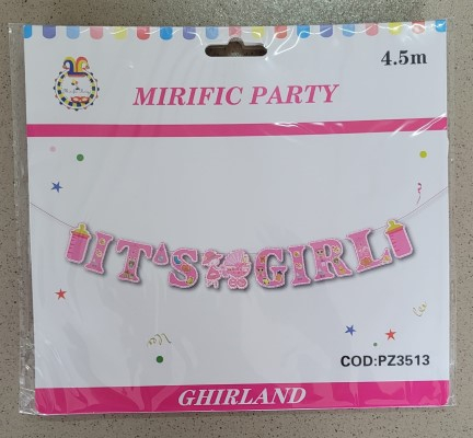 Ghirlanda it' s girl 120 cm [4]
