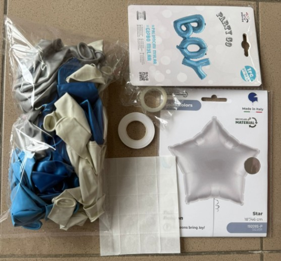 Kit aranjament arcada albastru Baby 52 buc [2]