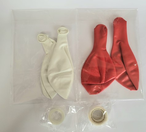 Kit arcada baloane Craciun alb si rosu 107 piese [3]