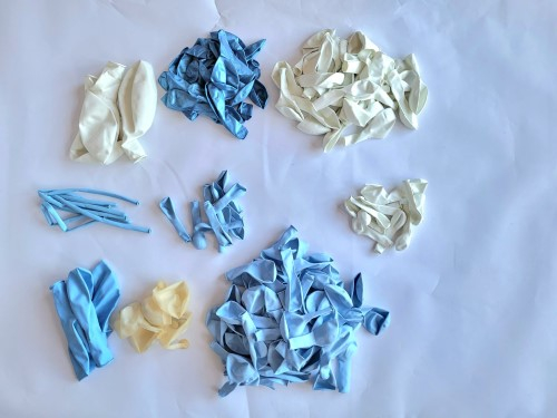 Kit arcada completa albastra 155 baloane plus suport [2]
