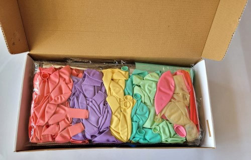 Kit arcada completa macaron multicolor 155 baloane plus suport [4]