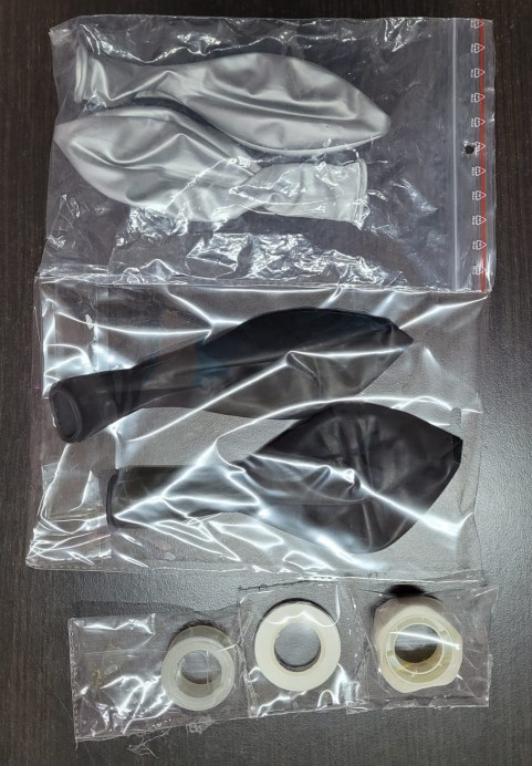 Kit arcada negru,auriu si argintiu 117 buc [3]