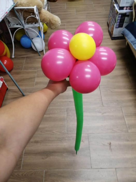 Kit buchet baloane flori decor [5]