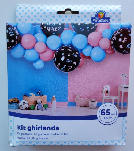Kit ghirlanda dezvaluire Boy or Girl 65 buc [8]