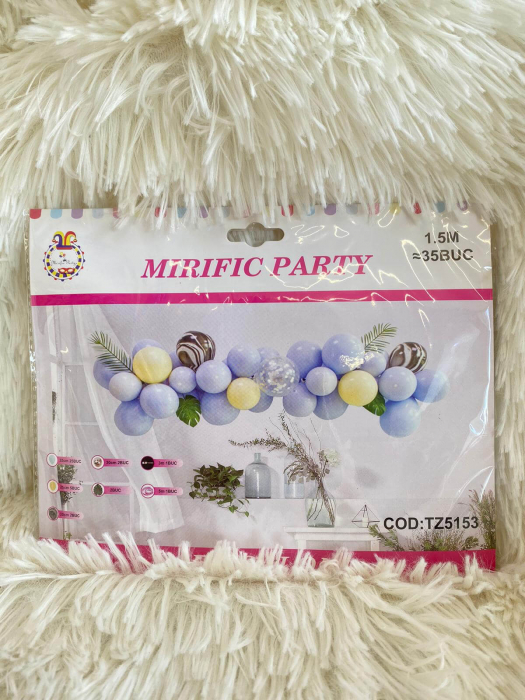 Kit semiarcada albastru macaron 35 buc [7]