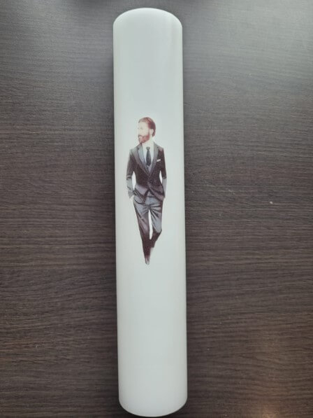 Lumanare botez  cununie 7 * 40 cm [3]