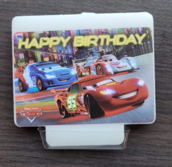 Lumanare Cars Happy Birthday 7 x 9 cm [2]