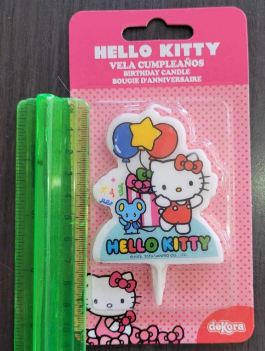 Lumanare tort 2D Hello Kitty 7 cm [3]