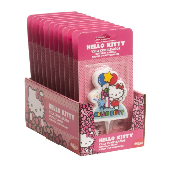 Lumanare tort 2D Hello Kitty 7 cm [8]