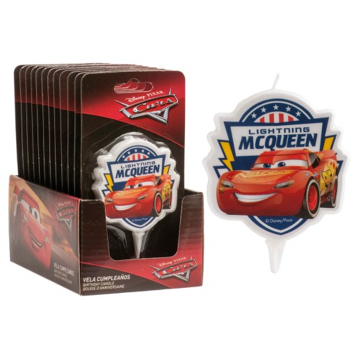 Lumanare tort Cars 2D 7 cm [5]