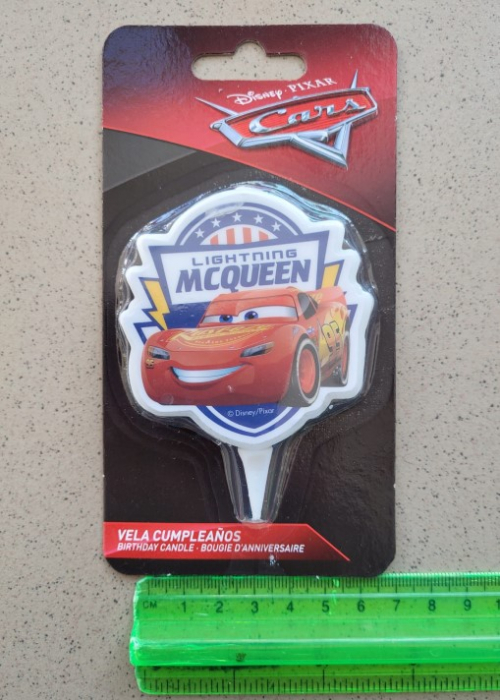 Lumanare tort Cars 2D 7 cm [6]