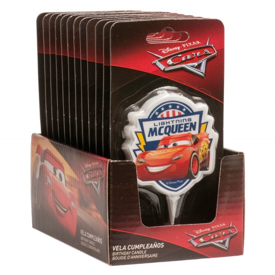 Lumanare tort Cars 2D 7 cm [3]