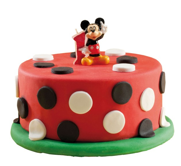Lumanare tort cifra 1 Mickey Mouse 3D 6.5 cm [2]