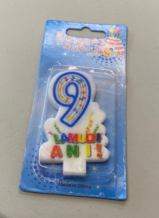 Lumanare tort cifra La Multi Ani