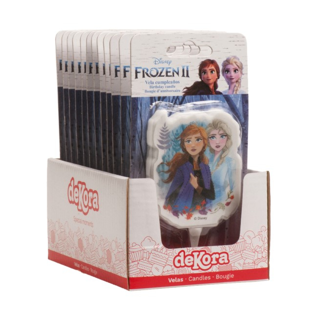 Lumanare tort Frozen II / Ana si Elsa 2D 7.5 cm [6]