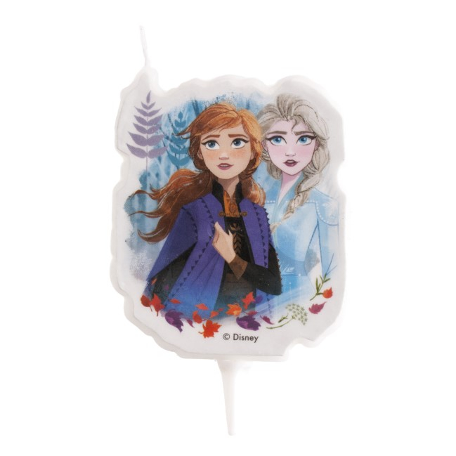 Lumanare tort Frozen II / Ana si Elsa 2D 7.5 cm [1]