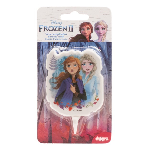 Lumanare tort Frozen II / Ana si Elsa 2D 7.5 cm [5]