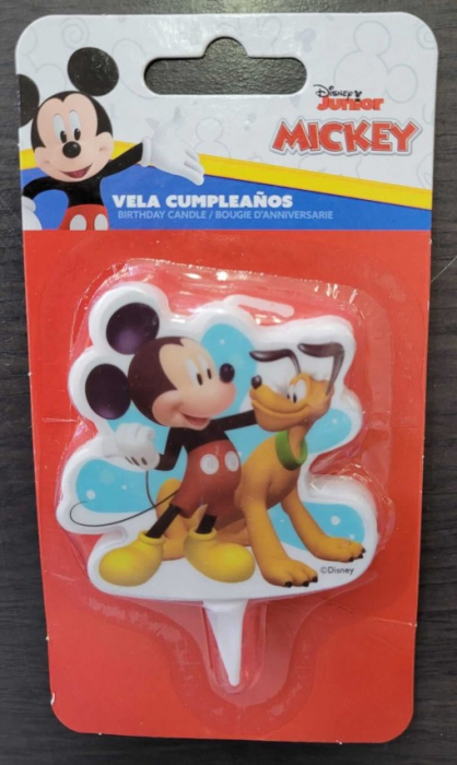 Lumanare tort Mickey si Pluto 2D 7 cm [4]